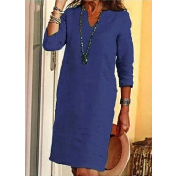 Drune | Midi Kleid - Stilvolles und Entspanntes Midikleid für Jeden Tag