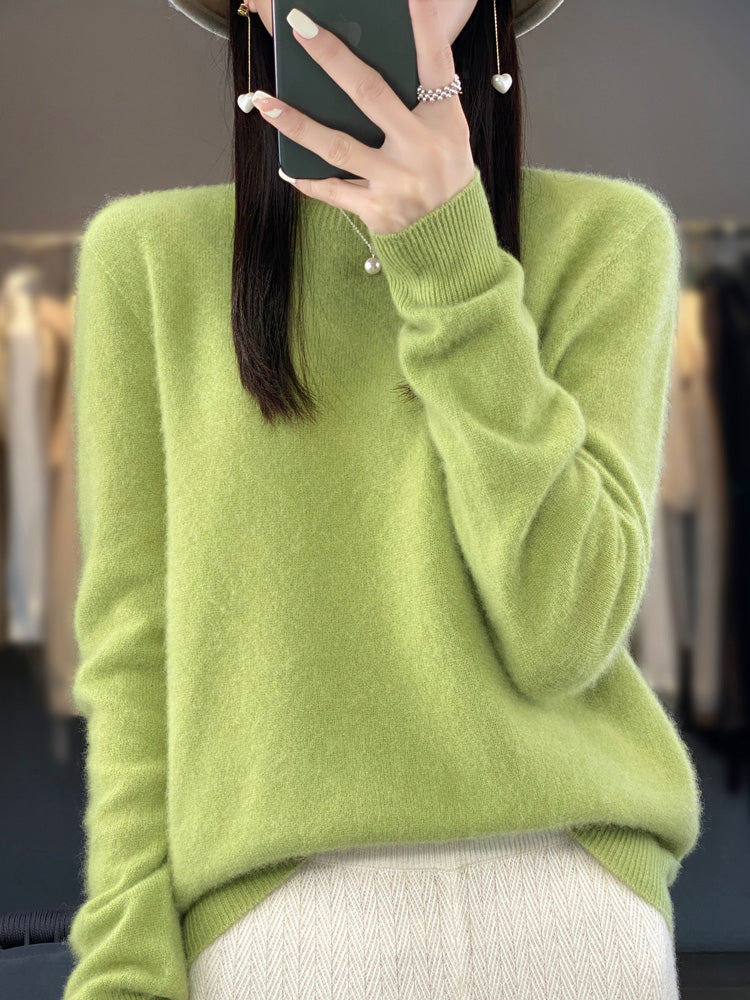 Drune | lässiger Strickpullover mit O-Ausschnitt