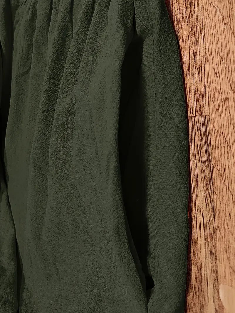 Drune | Raffinierte Leinen Sommerkleid mit Praktischen Taschen