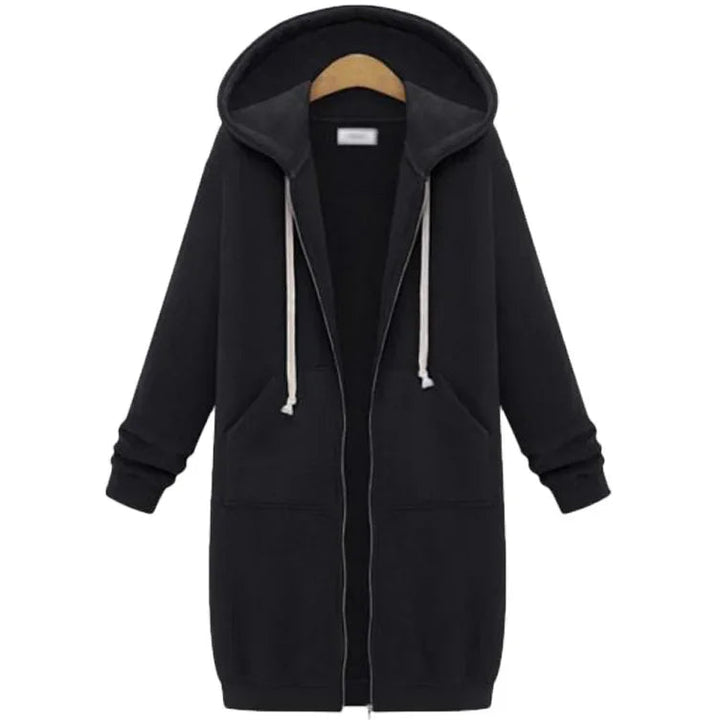 Drune | Lange Kapuzenjacke
