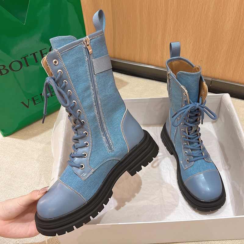 Drune | Klettverschluss Ösen Stiefeletten