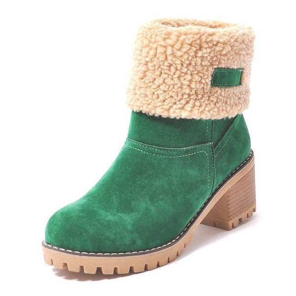 Drune | Stilvolle Warme Schneestiefel Aus Leder