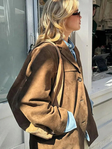 Drune | Vintage Wildlederjacke