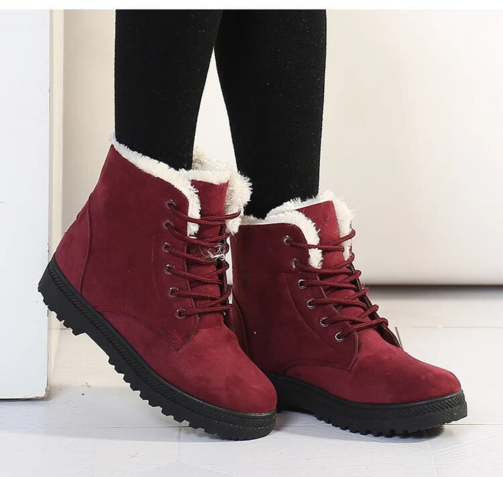 Drune |  Winter Stiefeletten mit Wolle und Absatz für Damen - Ideal für den Winter