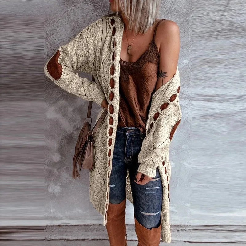 Drune | Eleganter Strickpullover mit Kapuze im Vintage-Stil