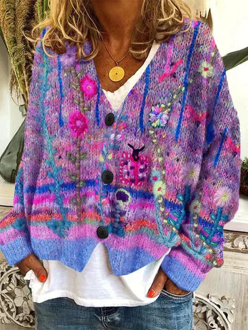 Drune | Colorful &amp; Stylish Printed Jacket with Buttons
