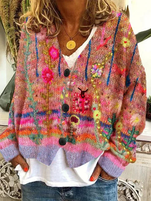 Drune | Colorful &amp; Stylish Printed Jacket with Buttons