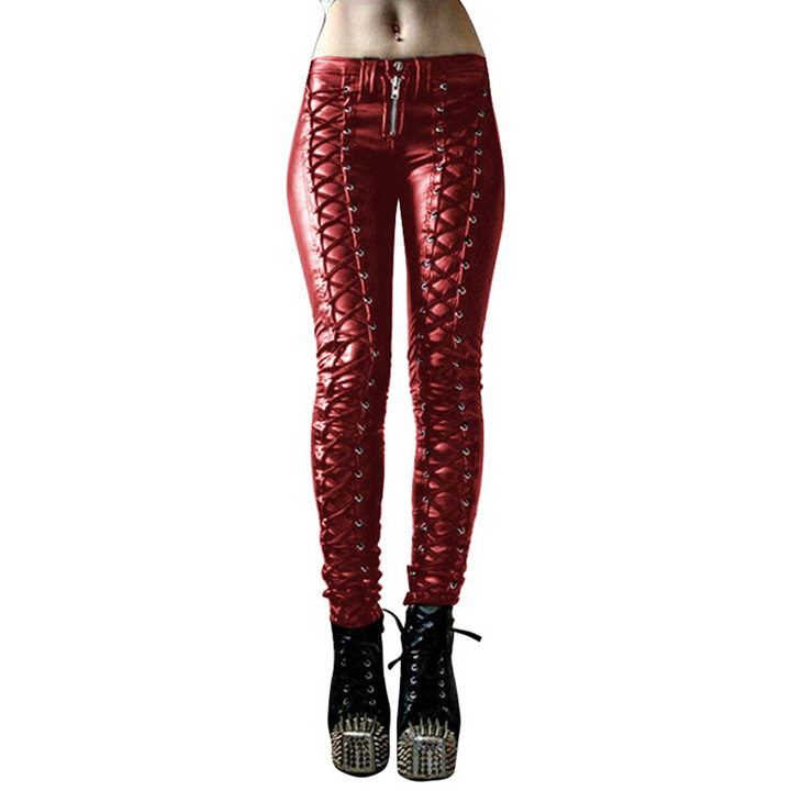 Drune | Schlank und Stilvoll Punk Bandage Hose