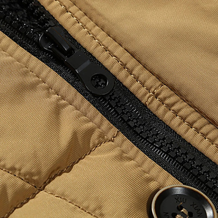 Drune | Herren Winterjacke mit Fellkapuze