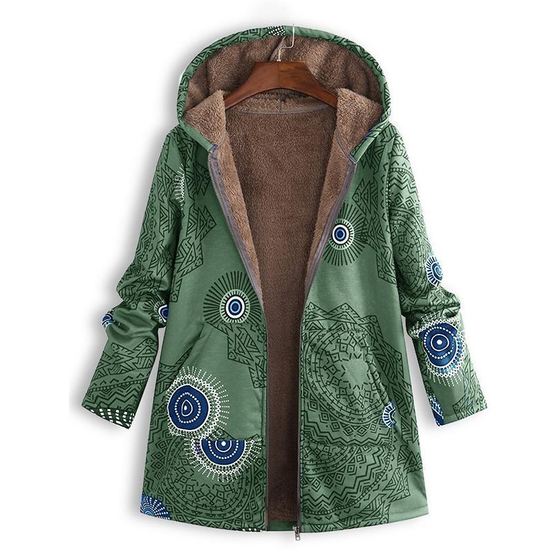 Drune | gemusterte jacke im vintage-stil
