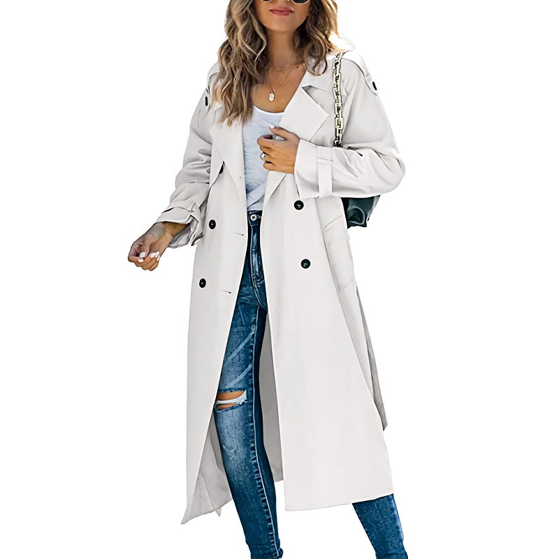 Drune | Premium Trenchcoat Lang Damen