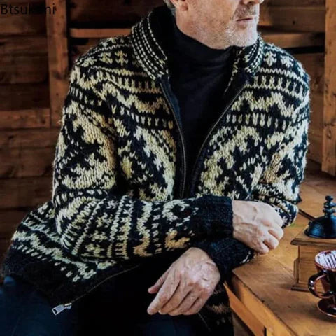 Drune | Warmer und bequemer VINTAGE Strickpullover für Männer