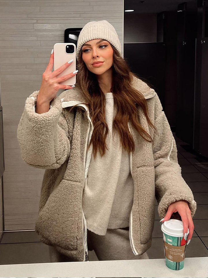 Drune | Warme Teddy Winterjacke für Damen | Komfortabel und Stilvoll