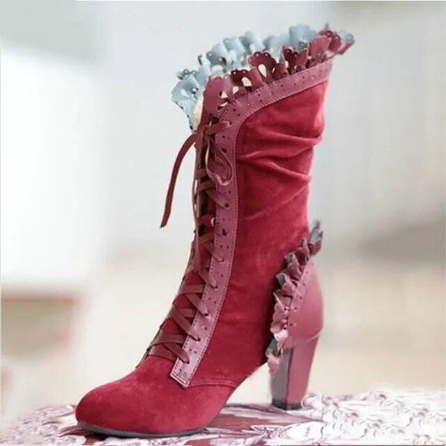 Drune - stiefel mit hohem Absatz