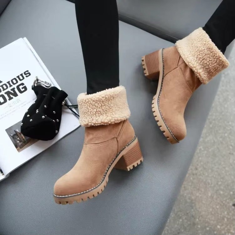 Drune | Stilvolle Warme Schneestiefel Aus Leder