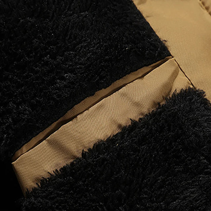 Drune | Herren Winterjacke mit Fellkapuze