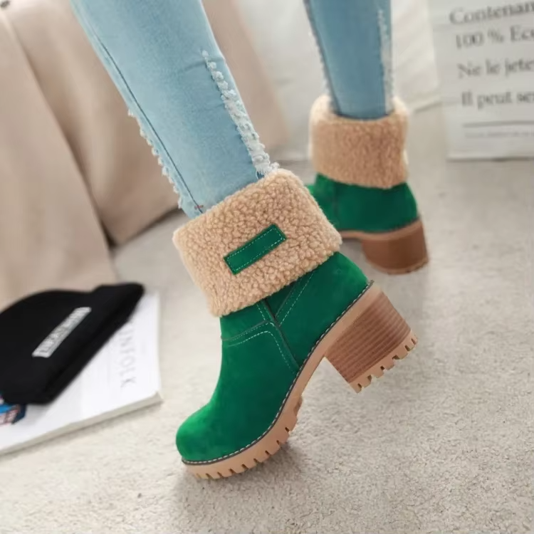 Drune | Stilvolle Warme Schneestiefel Aus Leder