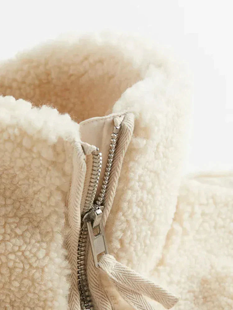 Drune - Warme Teddyjacke
