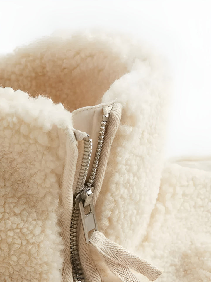 Drune | Warme Teddy Fleece Damenjacke