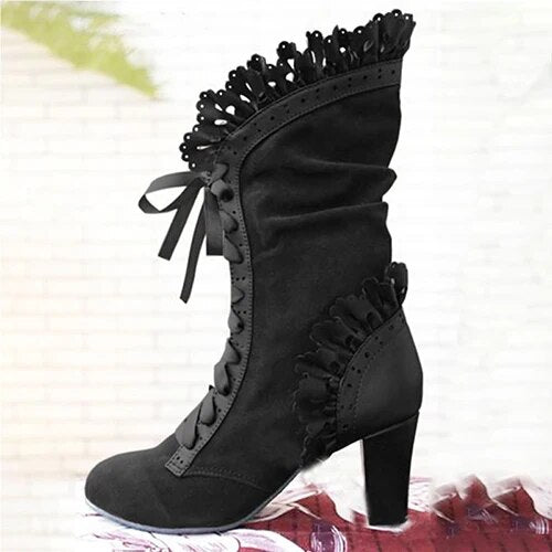 Drune - stiefel mit hohem Absatz