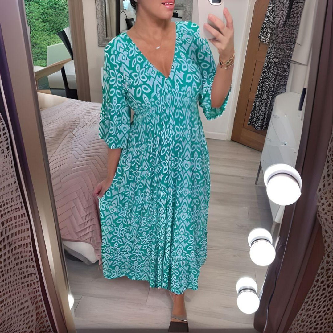 Drune | Bohème Sommerkleid für Frauen Maxi