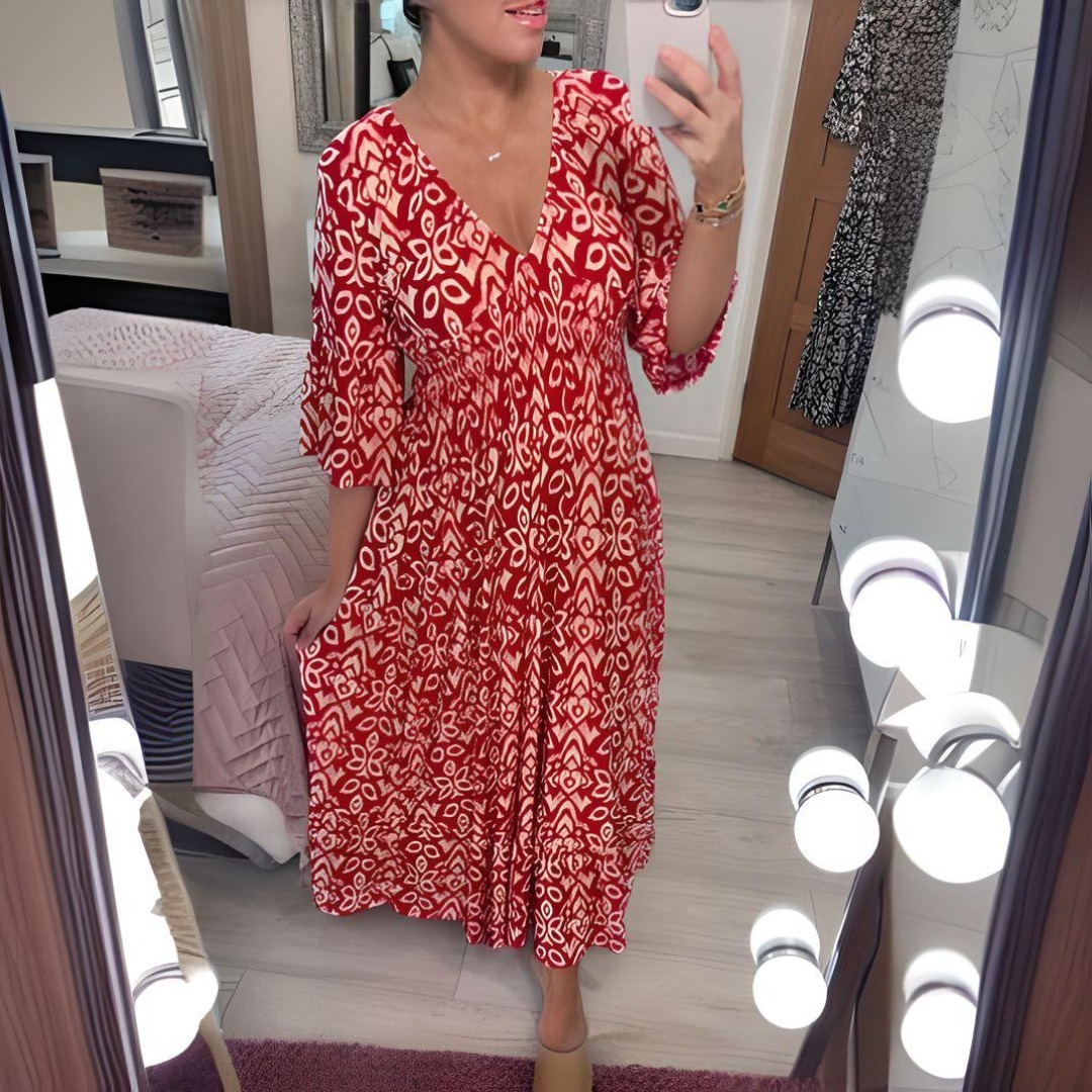 Drune | Bohème Sommerkleid für Frauen Maxi