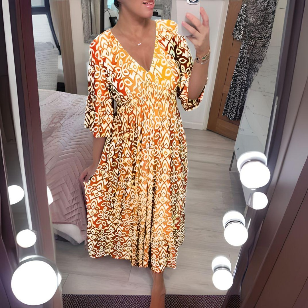 Drune | Bohème Sommerkleid für Frauen Maxi