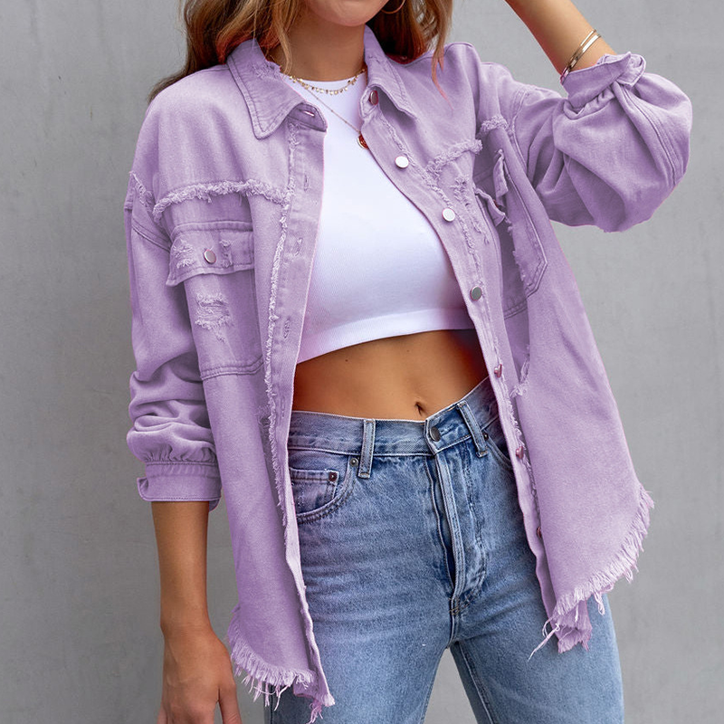 Drune | Bunte Jeansjacke