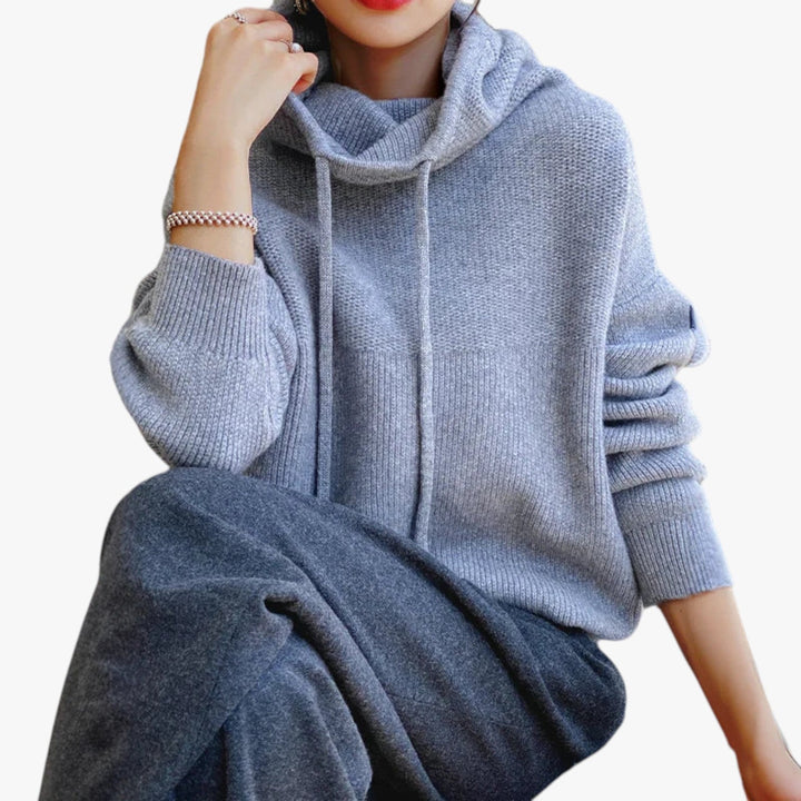 Drune | Oversized Strickpullover mit Hohem Kragen Acryl Warm und Komfortabel