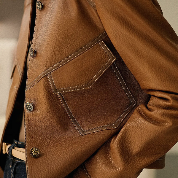 Drune | Vintage Lederjacke für Frauen