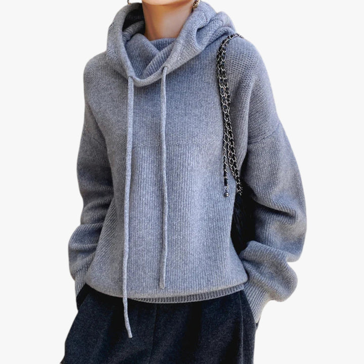 Drune | Oversized Strickpullover mit Hohem Kragen Acryl Warm und Komfortabel