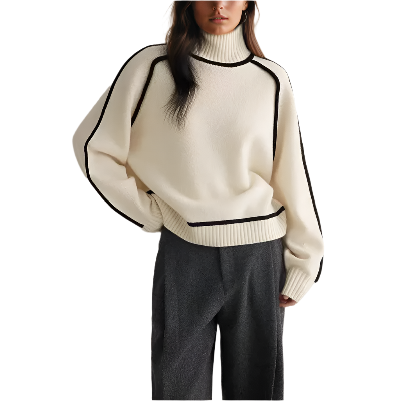 Drune | Luxuriöser Weicher Rollkragenpullover für Damen
