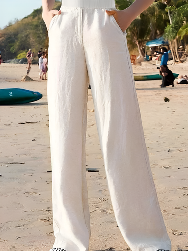 Drune | Damen Elegante Weite Hose