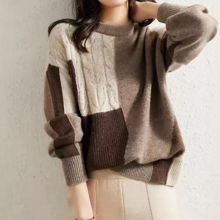 Drune | Bequemer Langarm Rundhals Pullover