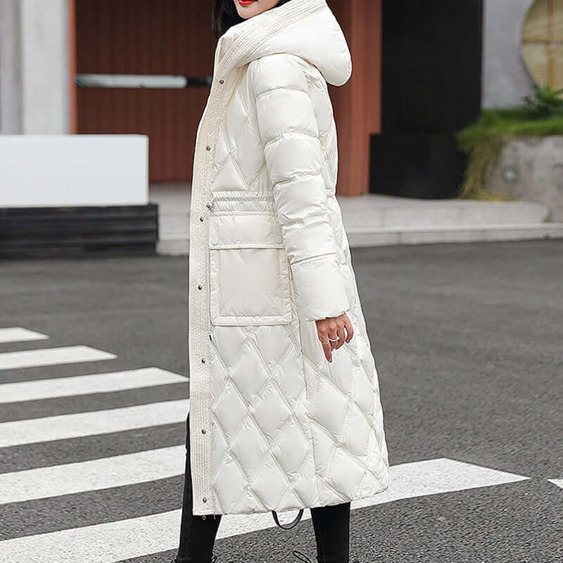 Drune | Damen gepolsterte Kapuzen Winterjacke