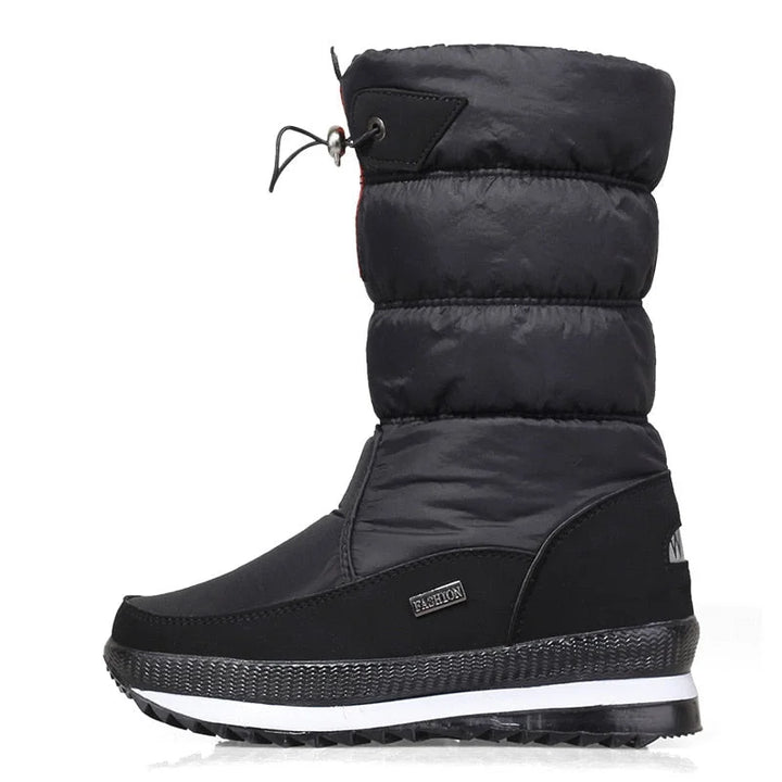 Drune | Damen Wasserdichte Mid-Calf Plüsch Stiefel