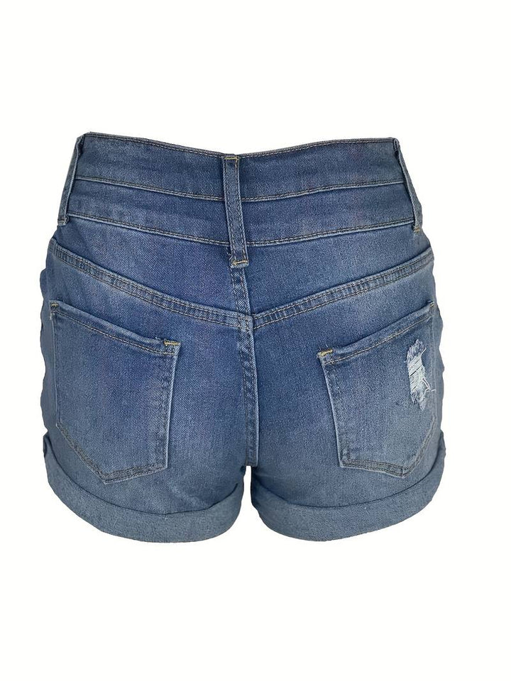 Drune | Frühling/Sommer Rippend Denim Shorts