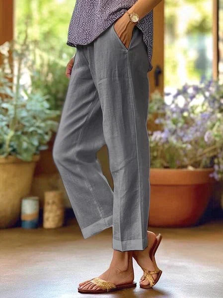 Drune | Damen Sommerhose aus Baumwolle