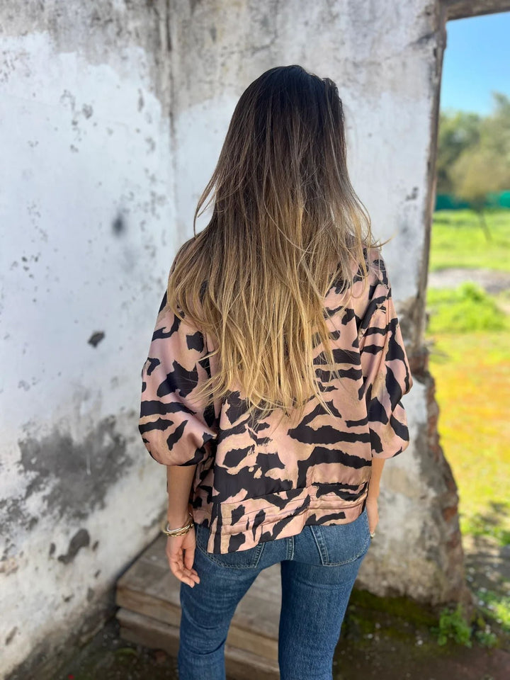 Drune | Damen-Bomberjacke mit Print
