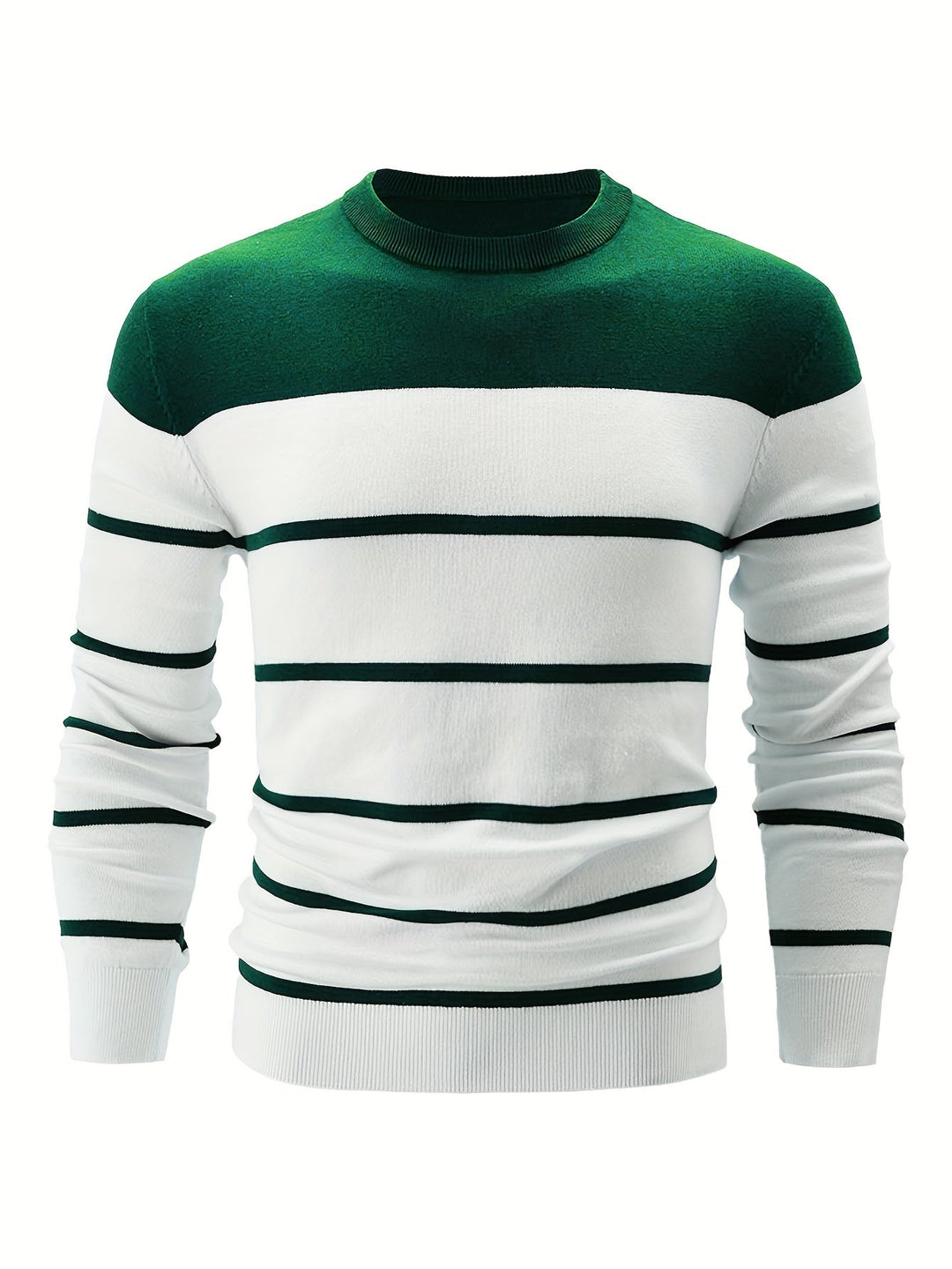 Drune | Gestreifter Pullover Baumwolle Klassisch und Komfortabel