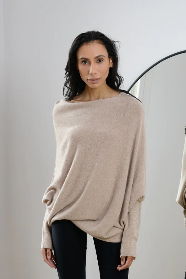 Drune | Asymmetrisch Drapierter Pullover
