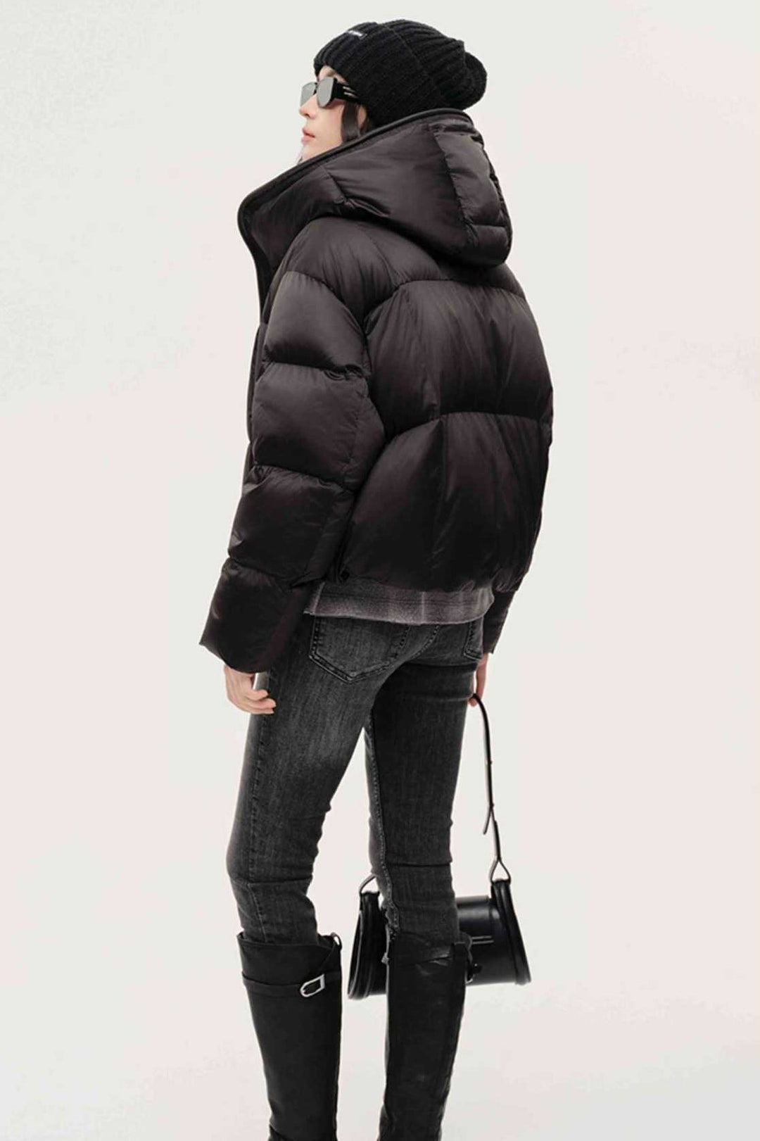 Drune | Kapuzenisolierte Pufferjacke