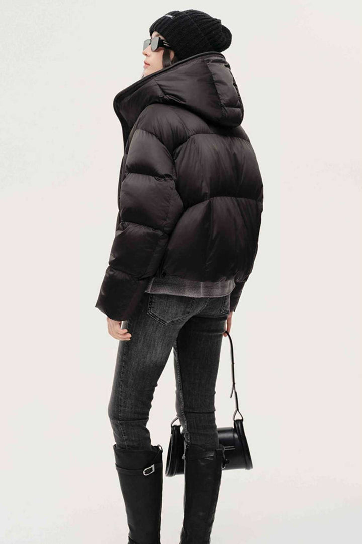Drune | Kapuzenisolierte Pufferjacke