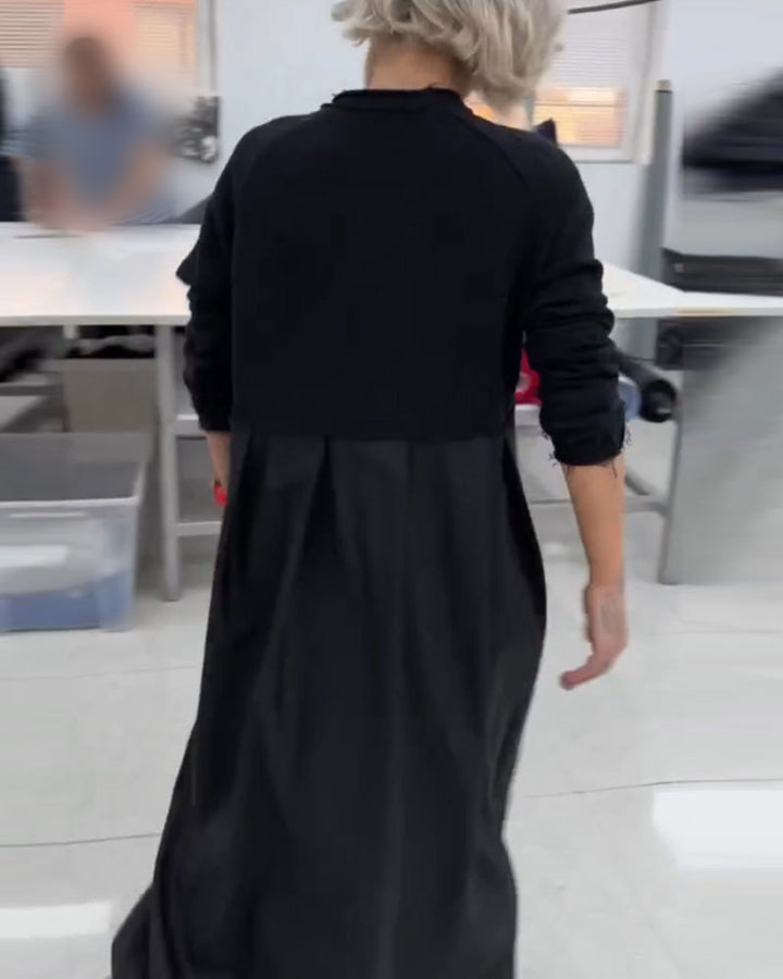 Drune | In Uni Farbe Freizeitkleid