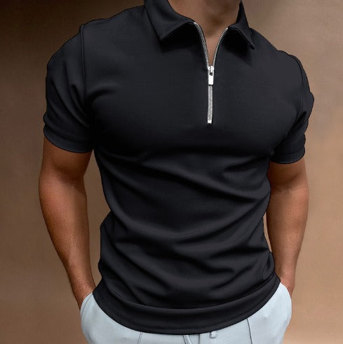 Drune | Zip-Up Polo-Shirt