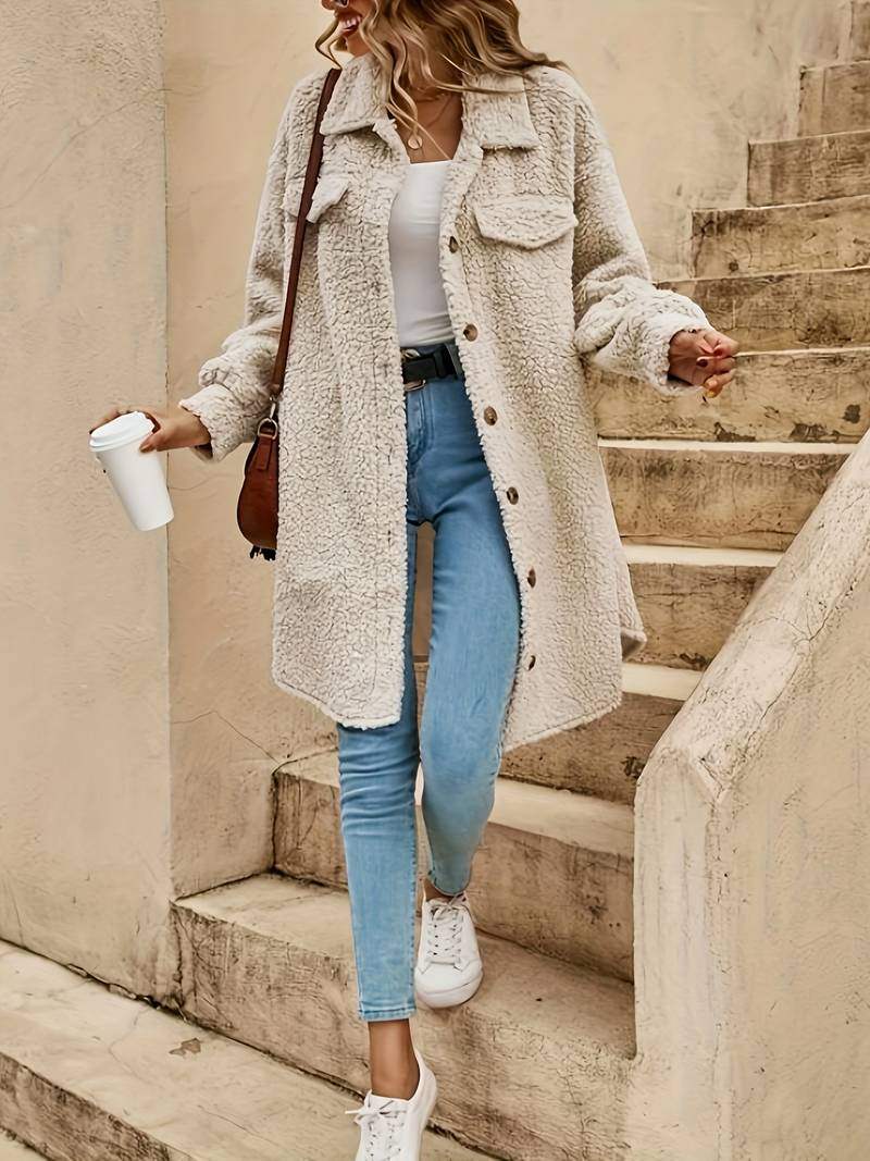 Drune | Übergangsjacke Damen Sommer Chic Luftige Textur Perfekt für Kühlere Sommertage