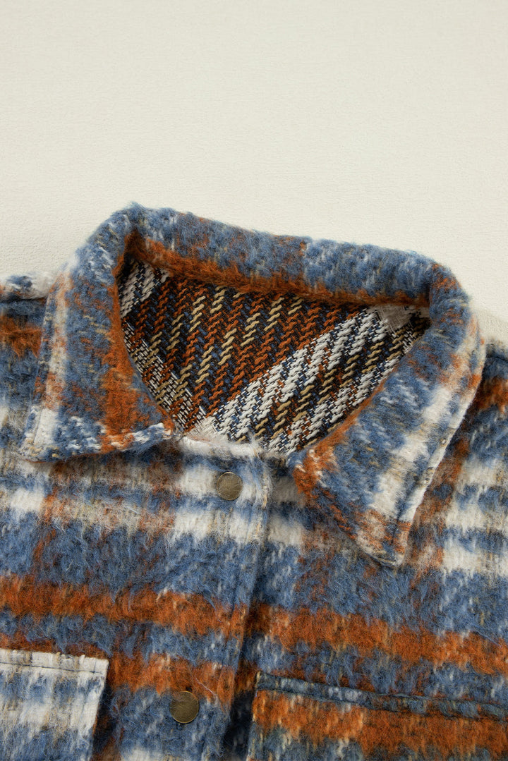 Drune | Gitterhemdjacke Im Flanell-look Wollmischung Warm und Trendy