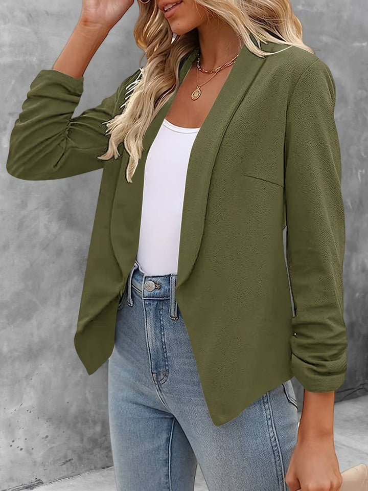 Drune | stilvoller blazer mit offener vorderseite