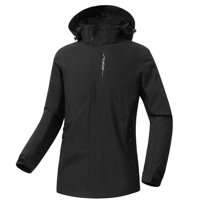 Drune | Damen Sportjacke mit Kapuze, Winddicht und Wasserdicht