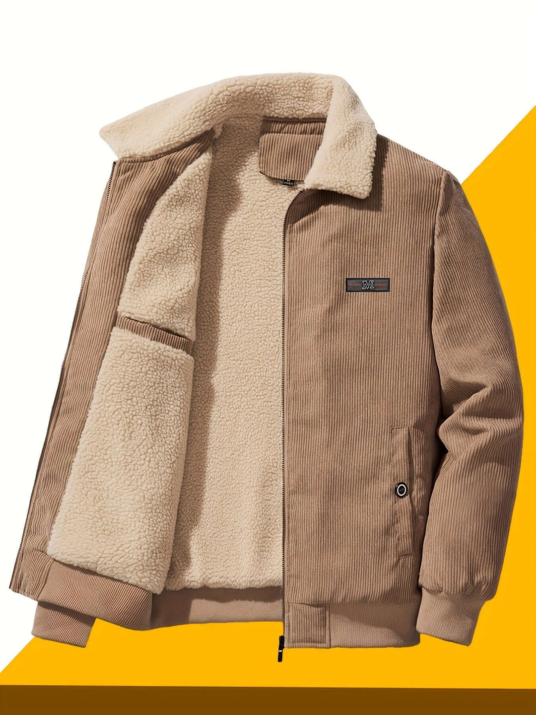 Drune | Herren Warme Winterjacke - Dicke Steppjacke